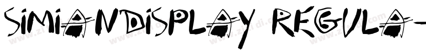 SimianDisplay Regula字体转换